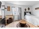 Cozy bedroom featuring stylish decor, natural light, and wood-look flooring at 2468 Candleglow St, Castle Rock, CO 80109