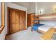 Bedroom with bunk beds, a large closet, and a plush carpet at 1152 Ski Hill Rd, Breckenridge, CO 80424