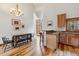 Open dining area with ample seating and natural light at 1152 Ski Hill Rd, Breckenridge, CO 80424