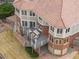 Aerial view of the home featuring a multi-level deck and well-maintained backyard at 132 Loveland Way, Golden, CO 80401