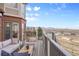 Outdoor deck offers comfortable seating and scenic mountain views at 132 Loveland Way, Golden, CO 80401