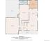 Floor plan of the main level featuring a living room, kitchen, dining area, foyer and garage at 1584 S Fraser Way, Aurora, CO 80012