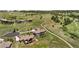Aerial view showcasing homes surrounded by picturesque green spaces and walking paths at 8625 Eagle Moon Way, Parker, CO 80134