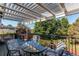 Inviting back deck with a pergola and outdoor seating area at 4483 S Fundy St, Centennial, CO 80015