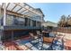 Backyard features a fire pit area and multi-level patio at 4483 S Fundy St, Centennial, CO 80015
