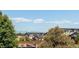 Stunning mountain views from this property's vantage point with tree lined community at 4483 S Fundy St, Centennial, CO 80015