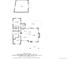 Floor plan of the house showing the kitchen, dining area, bedrooms, and patios at 2576 Krameria St, Denver, CO 80207