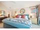 Inviting bedroom with a study area, woven wood accents, and plentiful natural light for relaxation and productivity at 1455 Flowers Ct, Erie, CO 80516