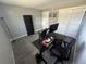 Dedicated office space with a spacious desk, storage, and wood-look flooring at 9440 E Girard Ave # 1, Denver, CO 80231