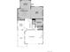 An open-concept first floor plan featuring a gourmet kitchen, great room, dining area and 2-car garage at 25313 E Warren Pl, Aurora, CO 80018