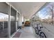 Large balcony with outdoor seating and city views at 1090 N Lafayette St # 503, Denver, CO 80218