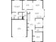Detailed floor plan featuring kitchen, bedrooms, living room, garage and bathrooms at 9214 Winona Ct, Westminster, CO 80031
