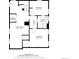 Floor plan of the second floor showing the Gathering room, bedrooms, laundry, and bathroom at 1401 Ash St, Denver, CO 80220