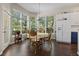 Bright breakfast nook with large windows offering natural light and outdoor views at 329 Bobcat Pt, Lafayette, CO 80026