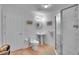 Clean bathroom with tiled shower, vanity, and modern fixtures at 165 Washington St, Golden, CO 80403