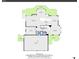 Main level floor plan showing kitchen, living room, office, garage, and deck layout and dimensions at 165 Washington St, Golden, CO 80403