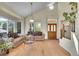 Cozy living room with hardwood floors, soaring ceilings, and a charming entry at 165 Washington St, Golden, CO 80403