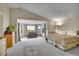 Spacious main bedroom with large windows offering beautiful outdoor views and lots of natural light at 165 Washington St, Golden, CO 80403