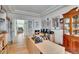 Office featuring hardwood floors, natural light, and built-in storage at 165 Washington St, Golden, CO 80403