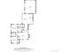 Two-story home floor plan with 1436 sq ft, a garage, and multiple bedrooms at 1190 Glencoe St, Denver, CO 80220