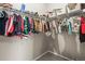 Walk-in closet featuring wire shelving and organized hanging clothes at 2766 Keepsake Way, Castle Rock, CO 80109