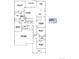 Detailed floor plan showcasing four bedrooms, a three-car garage, and an open-concept kitchen and living area at 3967 Descent St, Castle Rock, CO 80108