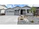 Charming single-Gathering home featuring a 2-car garage, covered porch, and professionally landscaped front yard at 3967 Descent St, Castle Rock, CO 80108
