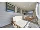 Relaxing outdoor patio with lounge chairs and seating area at 6506 Barnstead Dr, Castle Pines, CO 80108