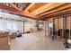 Unfinished basement with exposed ceiling and storage area at 13180 Jasmine St, Thornton, CO 80602