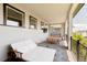 Spacious balcony featuring comfortable seating and outdoor living space at 6506 Barnstead Dr, Castle Pines, CO 80108