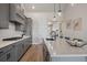 Stylish kitchen with a large island, modern appliances, and ample cabinet space at 7010 Homeplace Pt, Castle Rock, CO 80108