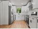 Bright kitchen with stainless steel appliances and white shaker cabinets at 181 E 108Th Ave, Northglenn, CO 80233