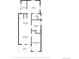 Floor plan showing layout of rooms including living room, kitchen, bedrooms, and bath at 2515 Ames St, Edgewater, CO 80214