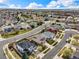 Aerial view of neighborhood showcasing the home's location in the community at 11704 Hale Ct, Parker, CO 80138