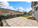 Exterior view of the patio with professional landscaping and two story home at 11704 Hale Ct, Parker, CO 80138