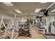 Community gym featuring various exercise equipment, including weights and treadmills at 34 Highfield Trl # 112, Breckenridge, CO 80424