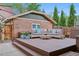 Charming backyard deck with comfortable seating, perfect for outdoor entertaining at 4003 Federal Blvd, Denver, CO 80211