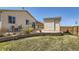 Well-maintained backyard with a storage shed and patio, perfect for outdoor activities and storage at 1141 Beech St, Fort Lupton, CO 80621