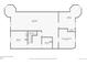 Layout of basement showing bedrooms, media room, bathroom, unfinished basement, stairs and closets at 15224 W 73Rd Ave, Arvada, CO 80007