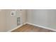 Utility room with laminate wood flooring and hookups at 1525 E 3Rd Ave, Longmont, CO 80501