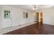 Spacious living room with door and window at 1049 Galena St, Aurora, CO 80010