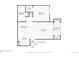 Detailed floor plan featuring a living room, dining room, kitchen, bedroom, bathroom, and balcony at 2705 S Danube Way # 101, Aurora, CO 80013