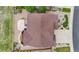 Overhead perspective captures the layout of the home and its surrounding grounds and well maintained landscaping at 1100 Columbine Way, Erie, CO 80516