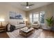 Serene living room with comfortable seating, large windows, and stylish decor at 7887 Vallagio Ln, Englewood, CO 80112
