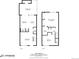 Detailed floor plan showcasing the layout of both floors of the house at 12956 W Virginia Ave, Lakewood, CO 80228