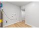 Clean and unfinished basement space at 1436 S Yates St, Denver, CO 80219
