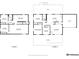 Detailed floor plan showcasing the layout of this two-story home at 1436 S Yates St, Denver, CO 80219