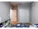 Small bedroom with a closet and space-themed decor at 3912 Trail Stone Cir, Castle Rock, CO 80108