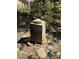 Exterior utility box with surrounding rocks, set amongst trees at 33606 Gap Rd, Golden, CO 80403