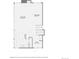 Detailed floor plan showcasing the layout of the living room, dining area, and kitchen at 32663 Donna Dr, Conifer, CO 80433